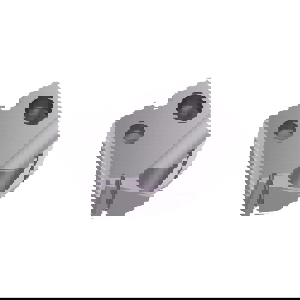 Spade Drill Insert: 13 mm Dia, Seat Size 0, Cobalt, 132 &deg; Point